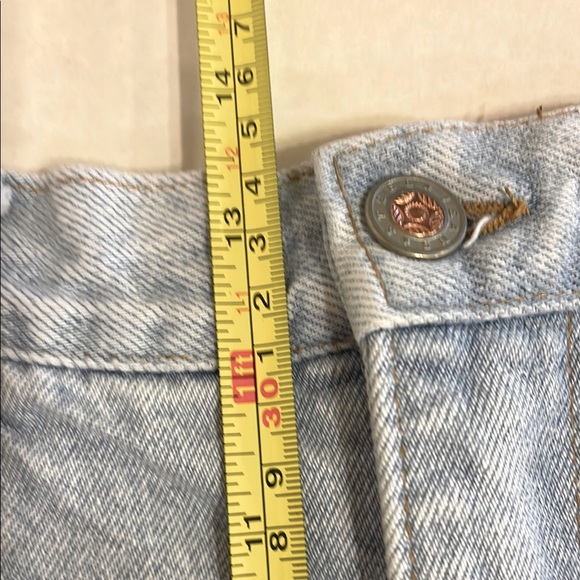 Vintage STEEL Jean Shorts- Size 9 - Picture 9 of 11